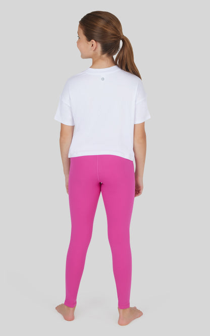 90 Degree by Reflex Girls 2 Pack Polarlux Everyday Full Length Tight and Polarlux Everyday Flared Leg Pant