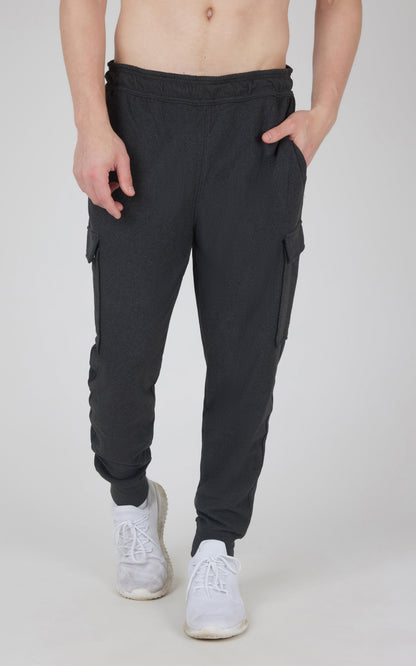 90 Degree by Reflex Men's Ultra Melange James Fleece Cargo Jogger