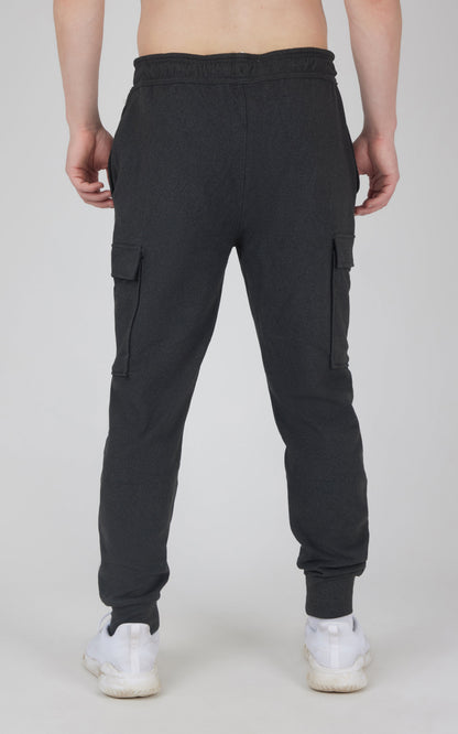 90 Degree by Reflex Men's Ultra Melange James Fleece Cargo Jogger