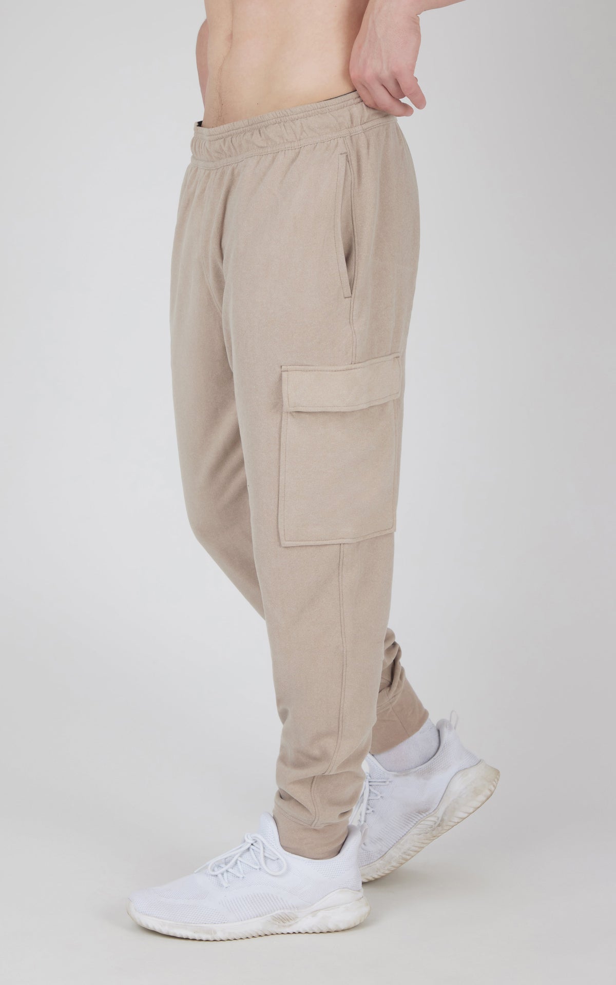 90 Degree by Reflex Men's Ultra Melange James Fleece Cargo Jogger