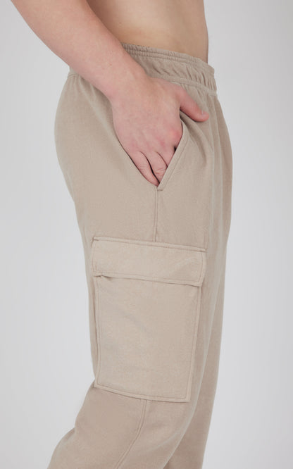 90 Degree by Reflex Men's Ultra Melange James Fleece Cargo Jogger