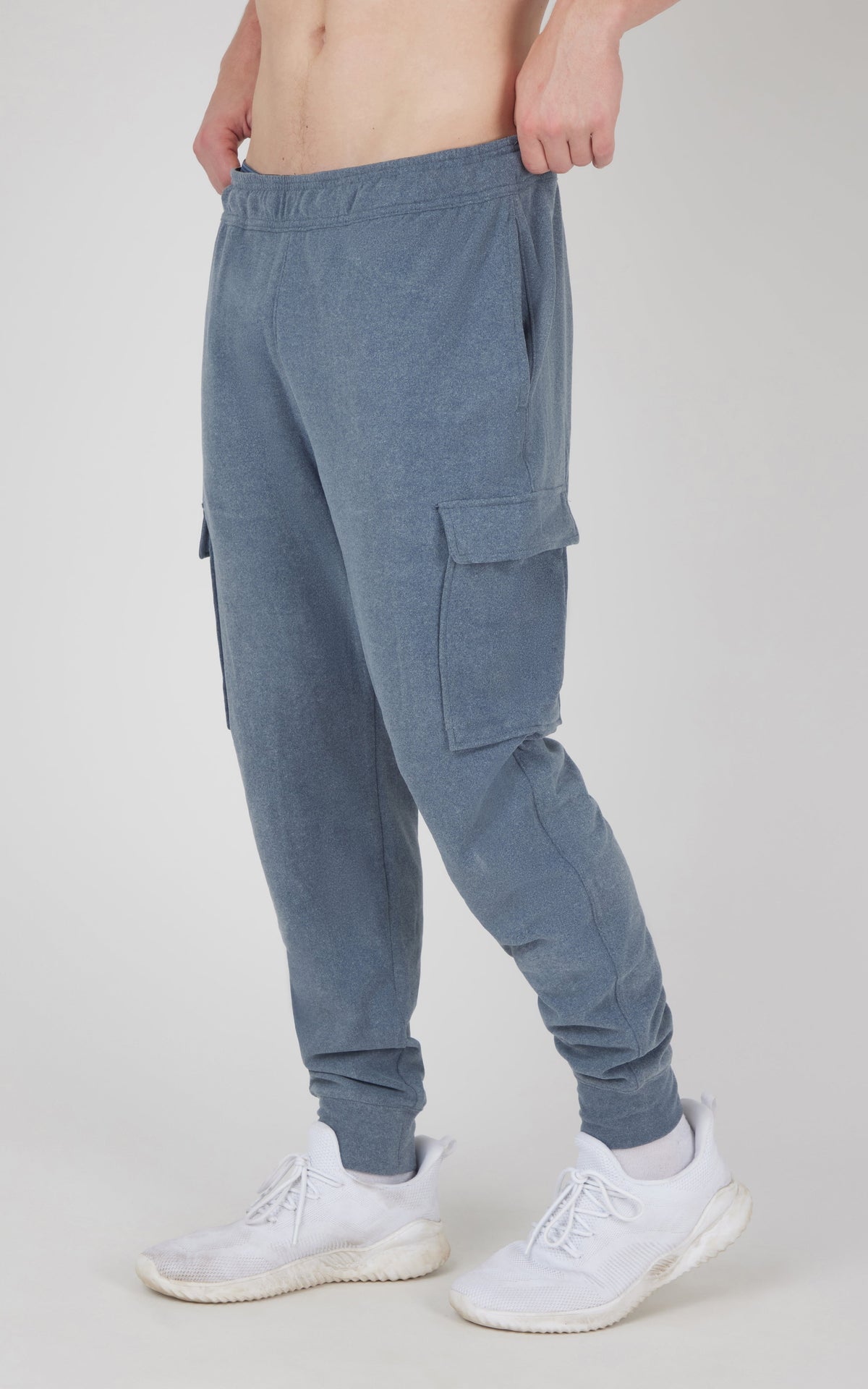 90 Degree by Reflex Men's Ultra Melange James Fleece Cargo Jogger