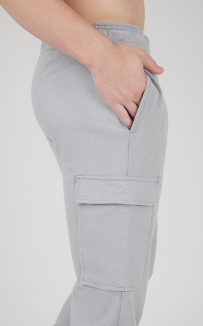 90 Degree by Reflex Men's Ultra Melange James Fleece Cargo Jogger