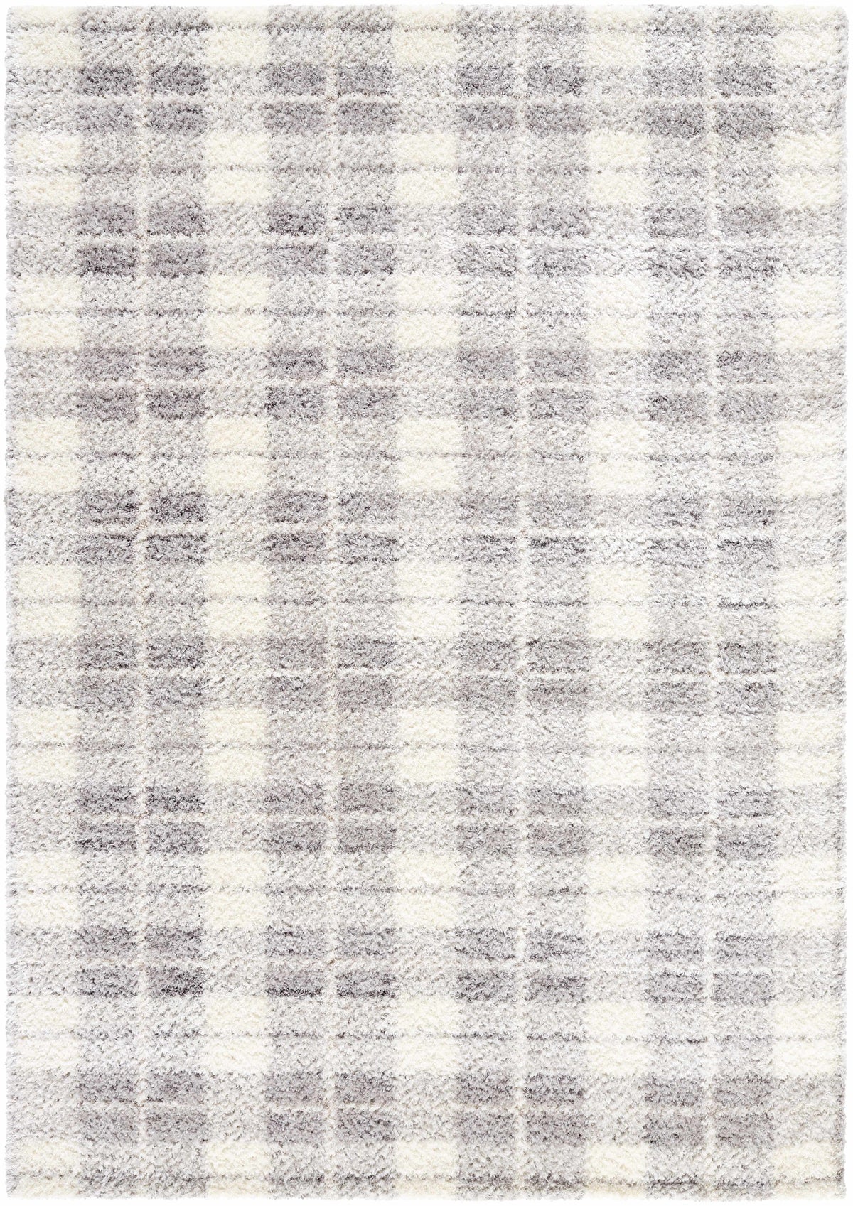 Anfisa Tan Luxe Shag Area Rug