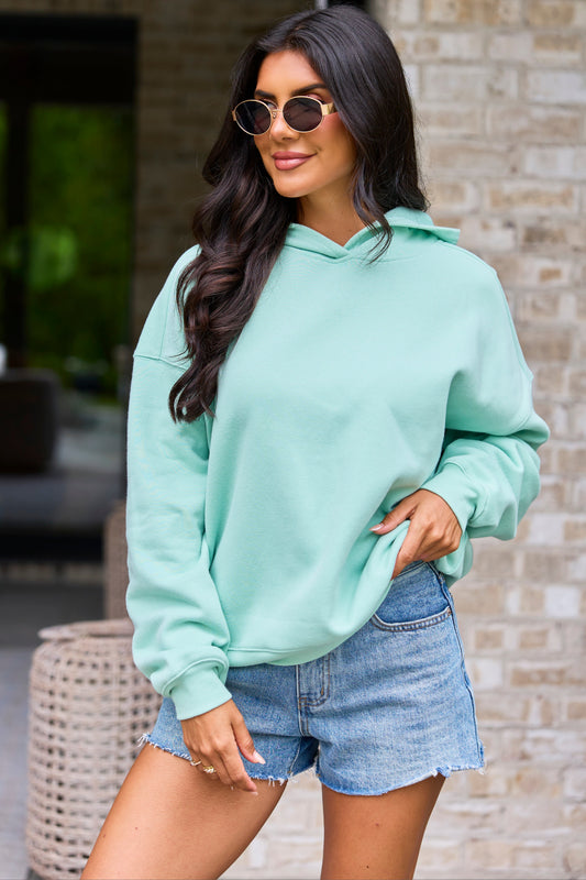 Everyday Ease Mint Hoodie