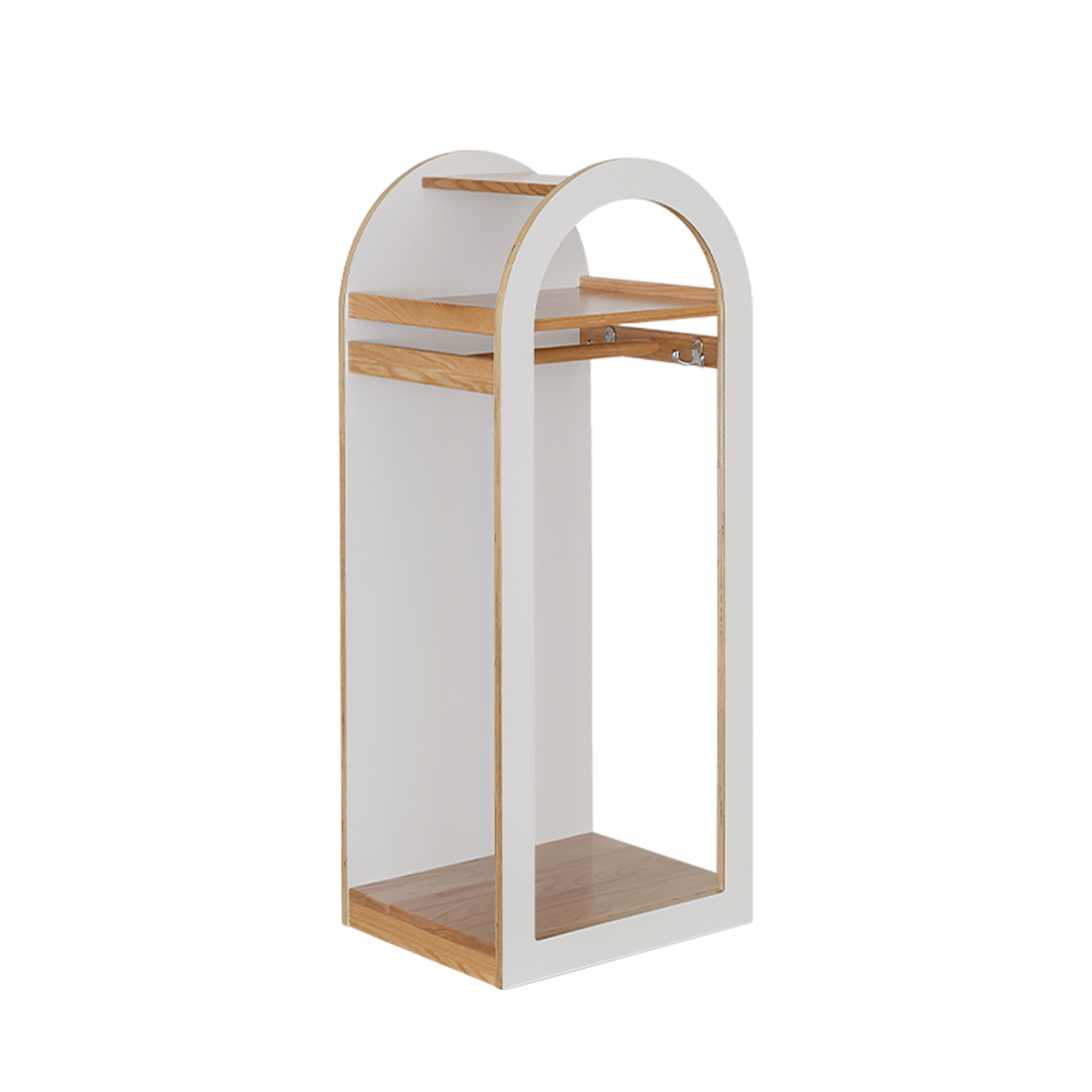 Arched Dresser – White (Dress-Up Display & Storage)