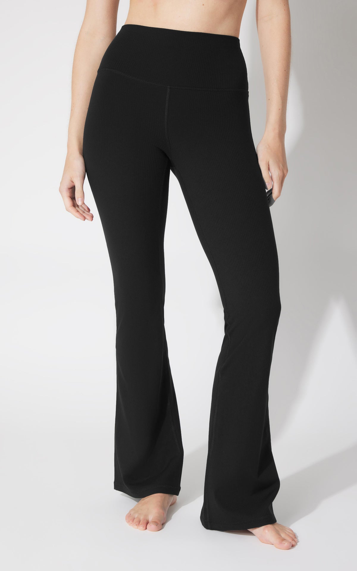 90 Degree by Reflex Felix Lux Ribbed Everyday Elastic Free Flare Leg Pant
