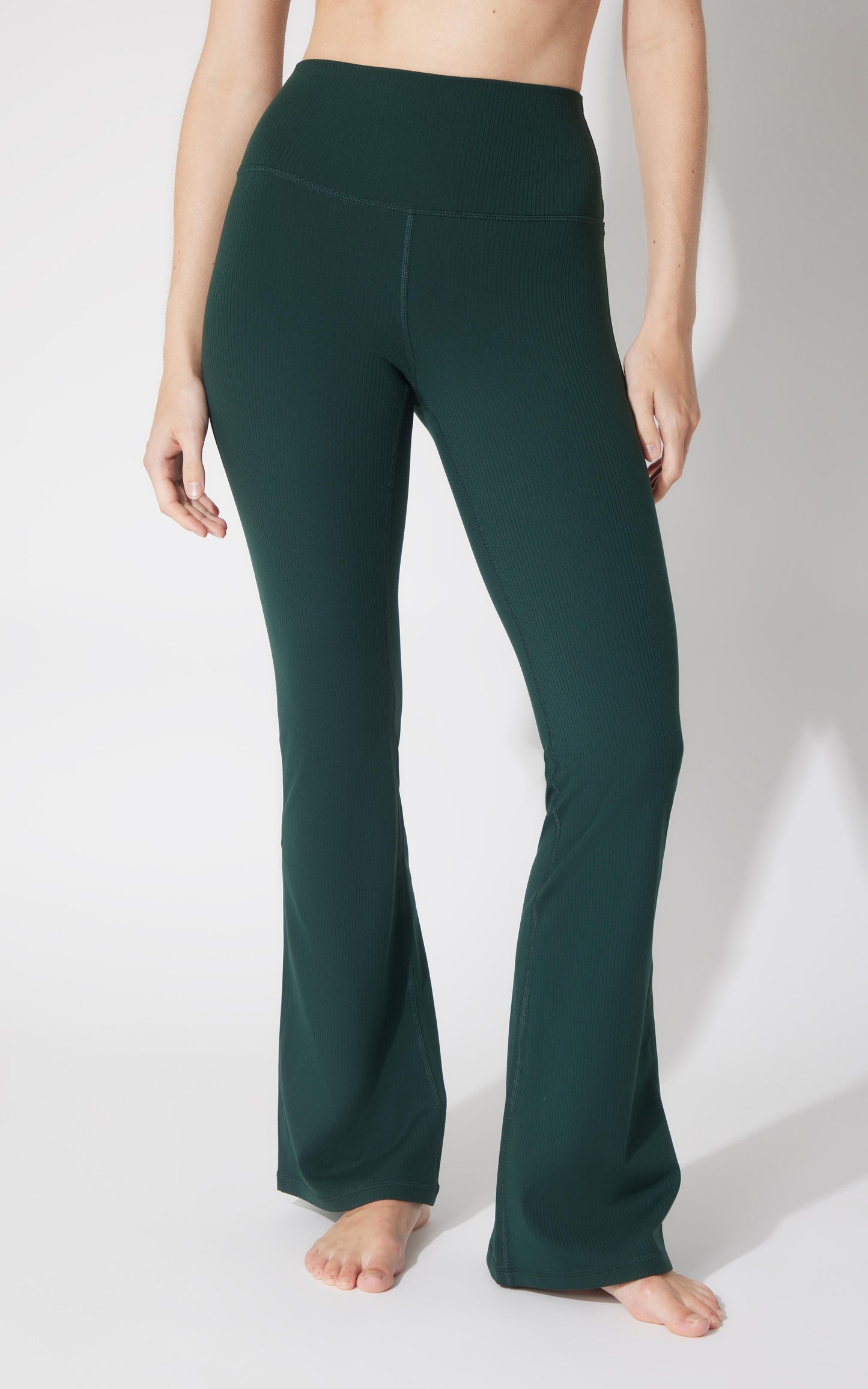 90 Degree by Reflex Felix Lux Ribbed Everyday Elastic Free Flare Leg Pant