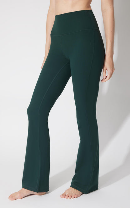 90 Degree by Reflex Felix Lux Ribbed Everyday Elastic Free Flare Leg Pant