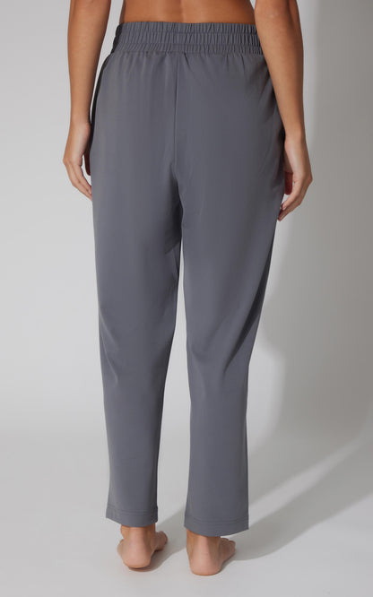 90 Degree by Reflex Lux Straight Leg Pant w Elastic Waist