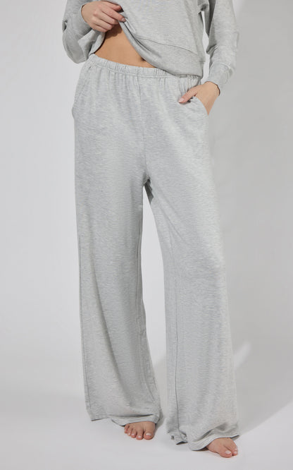 90 Degree by Reflex Modal Terry Relaxed Wide Pant