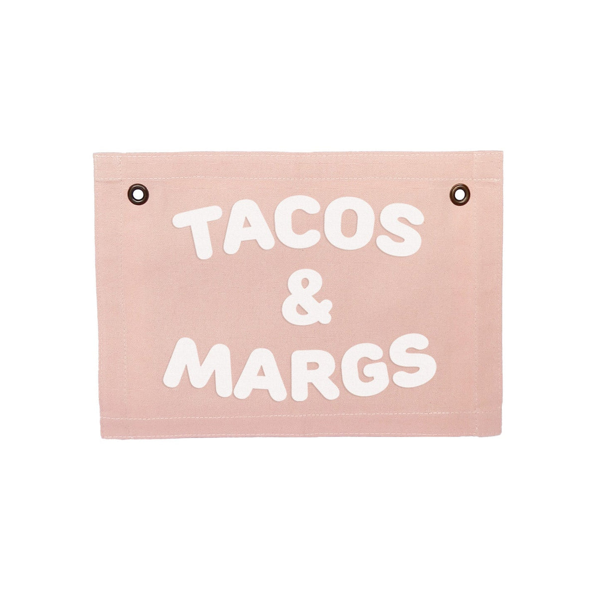 Frankie Jean Tacos & Margs Small Canvas Flag