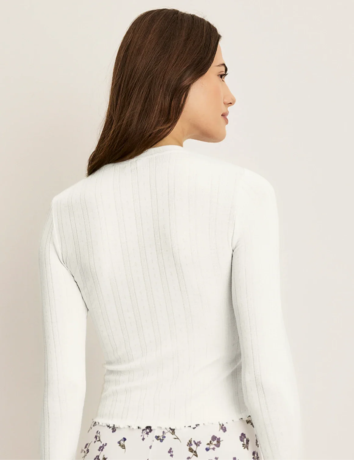 Pointelle Cardigan