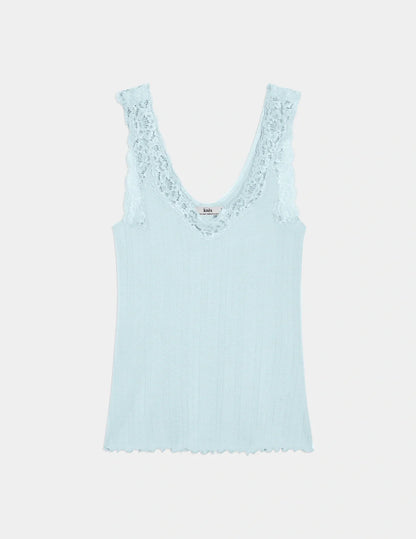 Pointelle Lace Tank