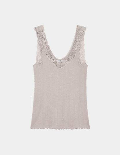Pointelle Lace Tank - Last Call
