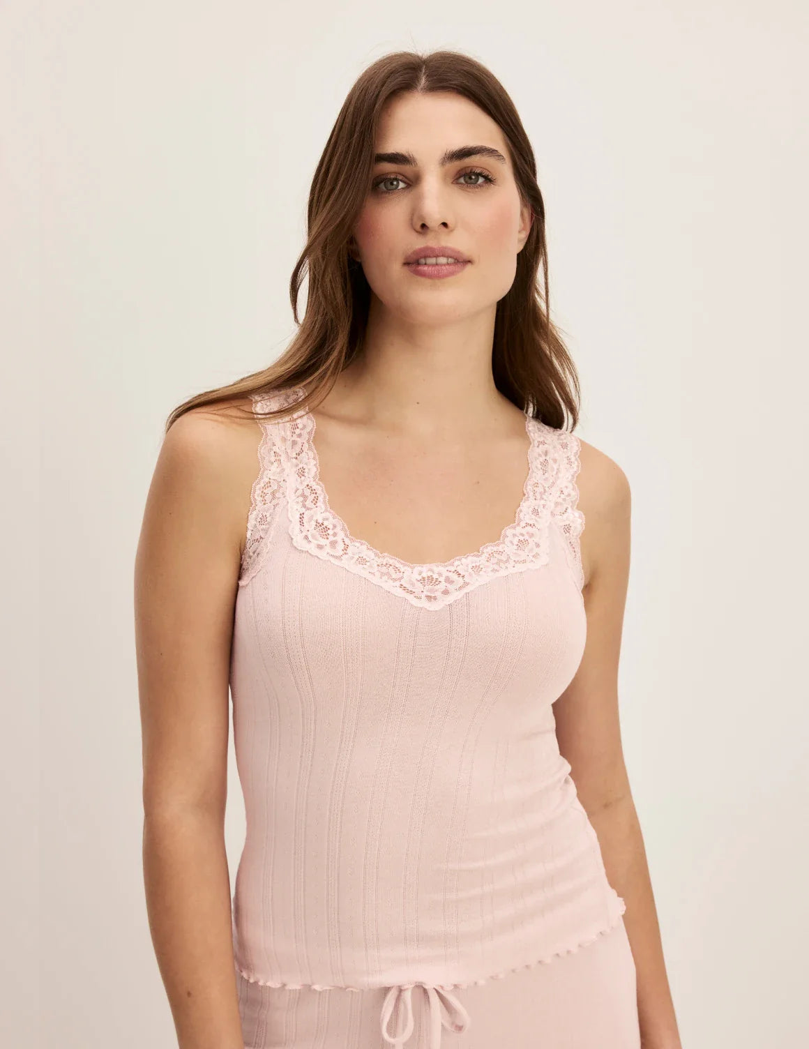 Pointelle Lace Tank