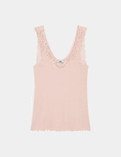 Pointelle Lace Tank