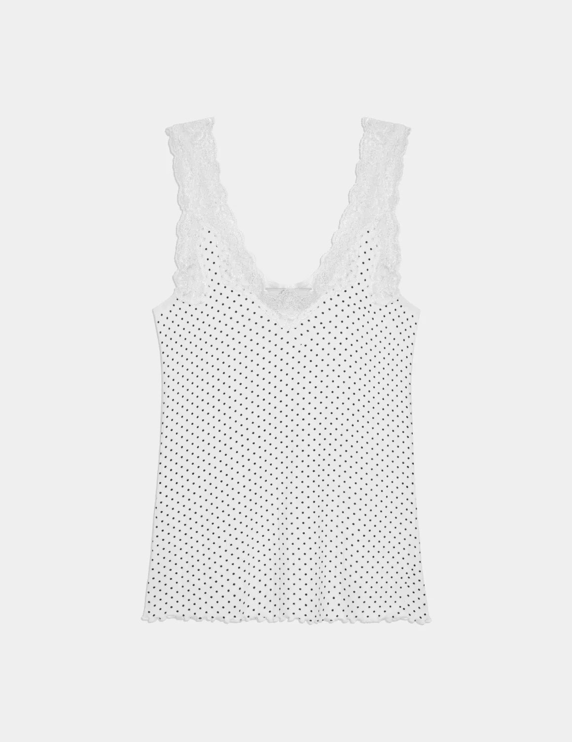 Pointelle Lace Tank