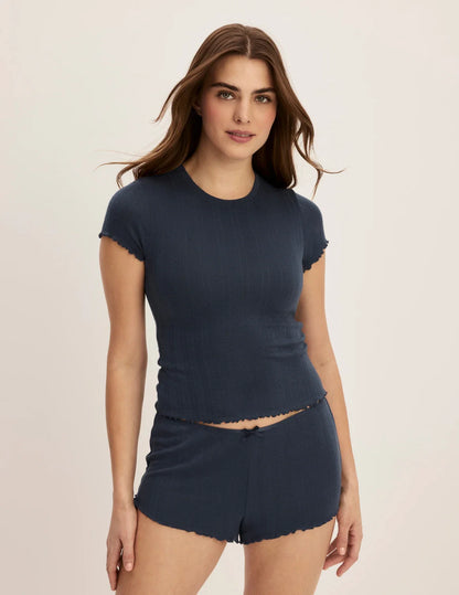 Pointelle T-Shirt