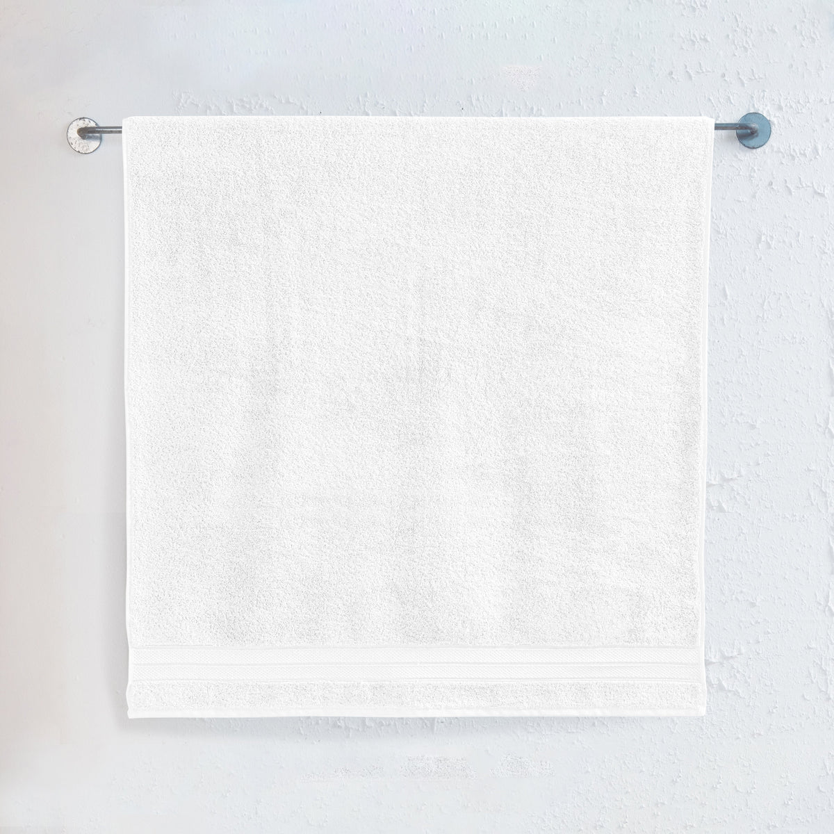 Elegant Comfort 1 Piece Premium Turkish Cotton Three Line Popcorn Jumbo Towel, 35x 70 inch