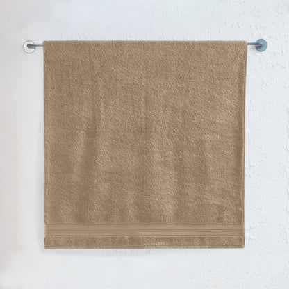 Elegant Comfort 1 Piece Premium Turkish Cotton Three Line Popcorn Jumbo Towel, 35x 70 inch