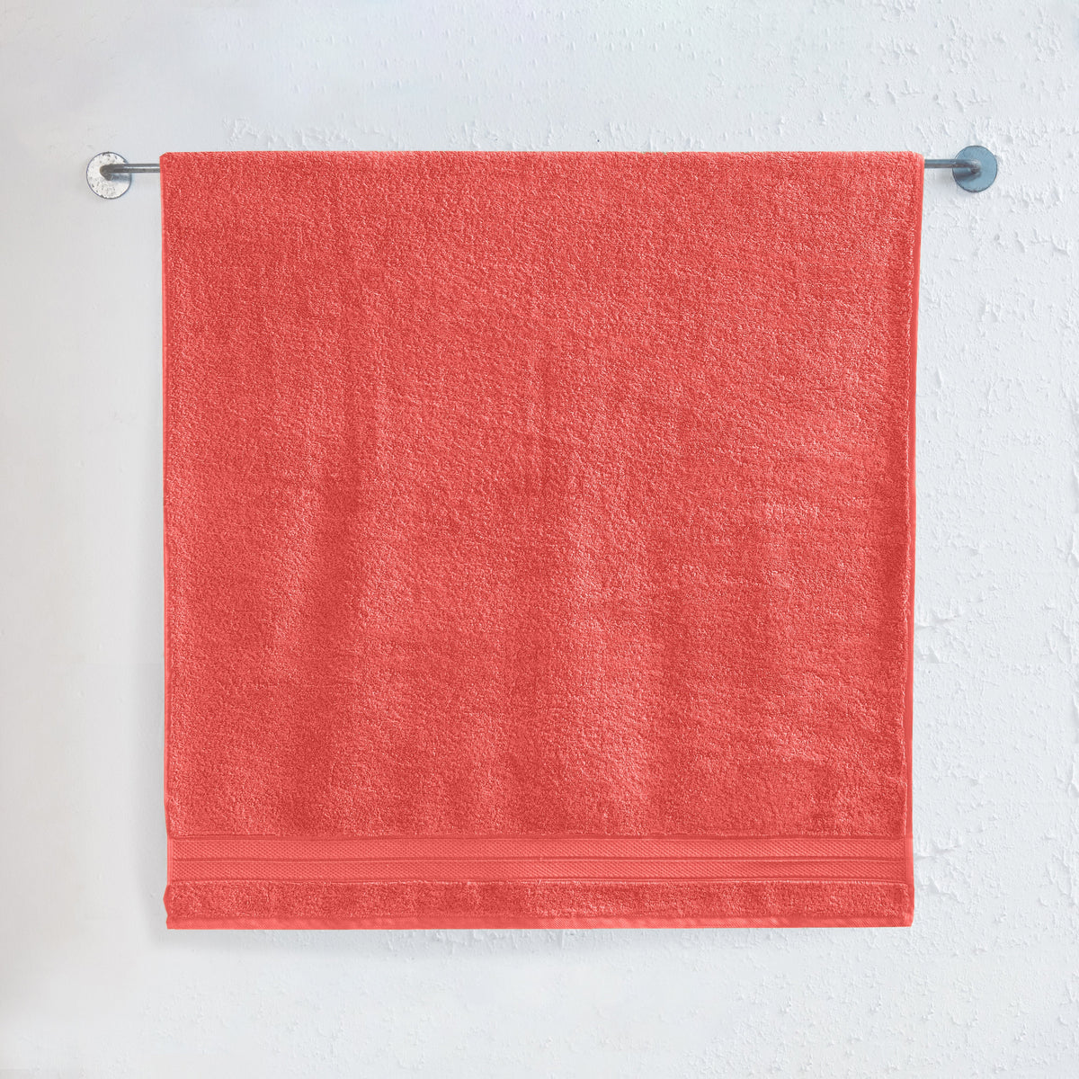 Elegant Comfort 1 Piece Premium Turkish Cotton Three Line Popcorn Jumbo Towel, 35x 70 inch