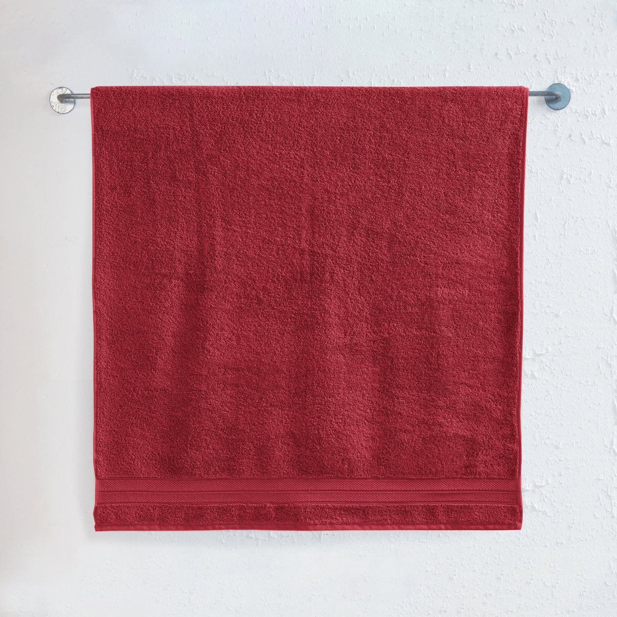 Elegant Comfort 1 Piece Premium Turkish Cotton Three Line Popcorn Jumbo Towel, 35x 70 inch