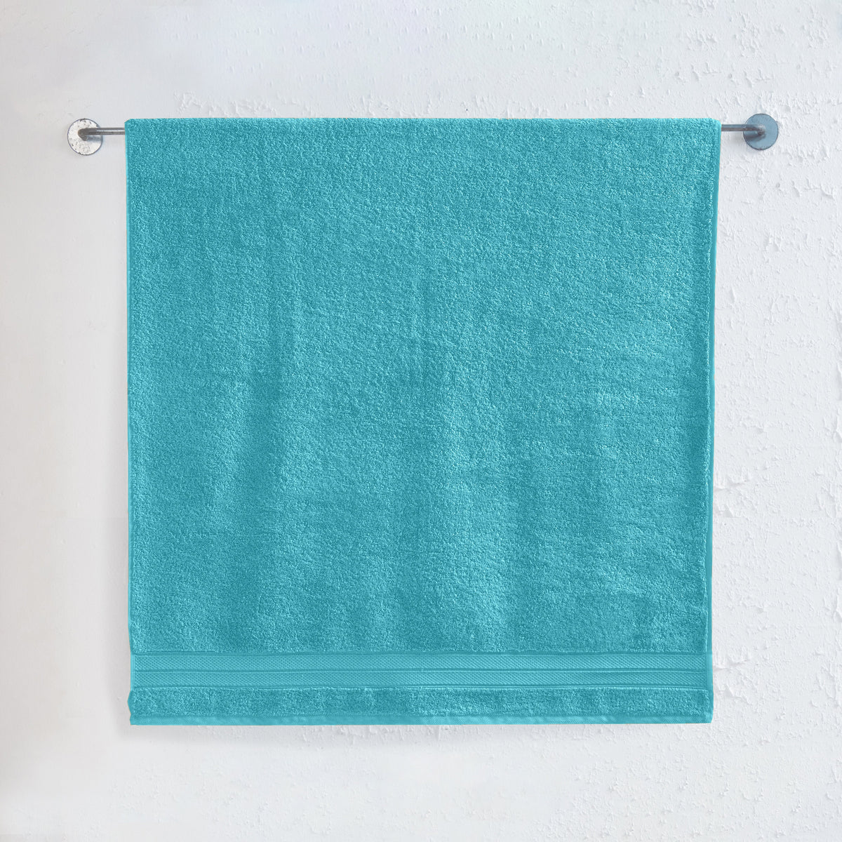 Elegant Comfort 1 Piece Premium Turkish Cotton Three Line Popcorn Jumbo Towel, 35x 70 inch