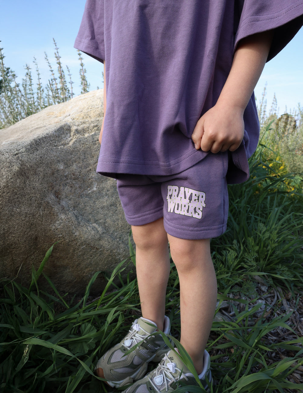 Elevated Faith Prayer Works Kids Short