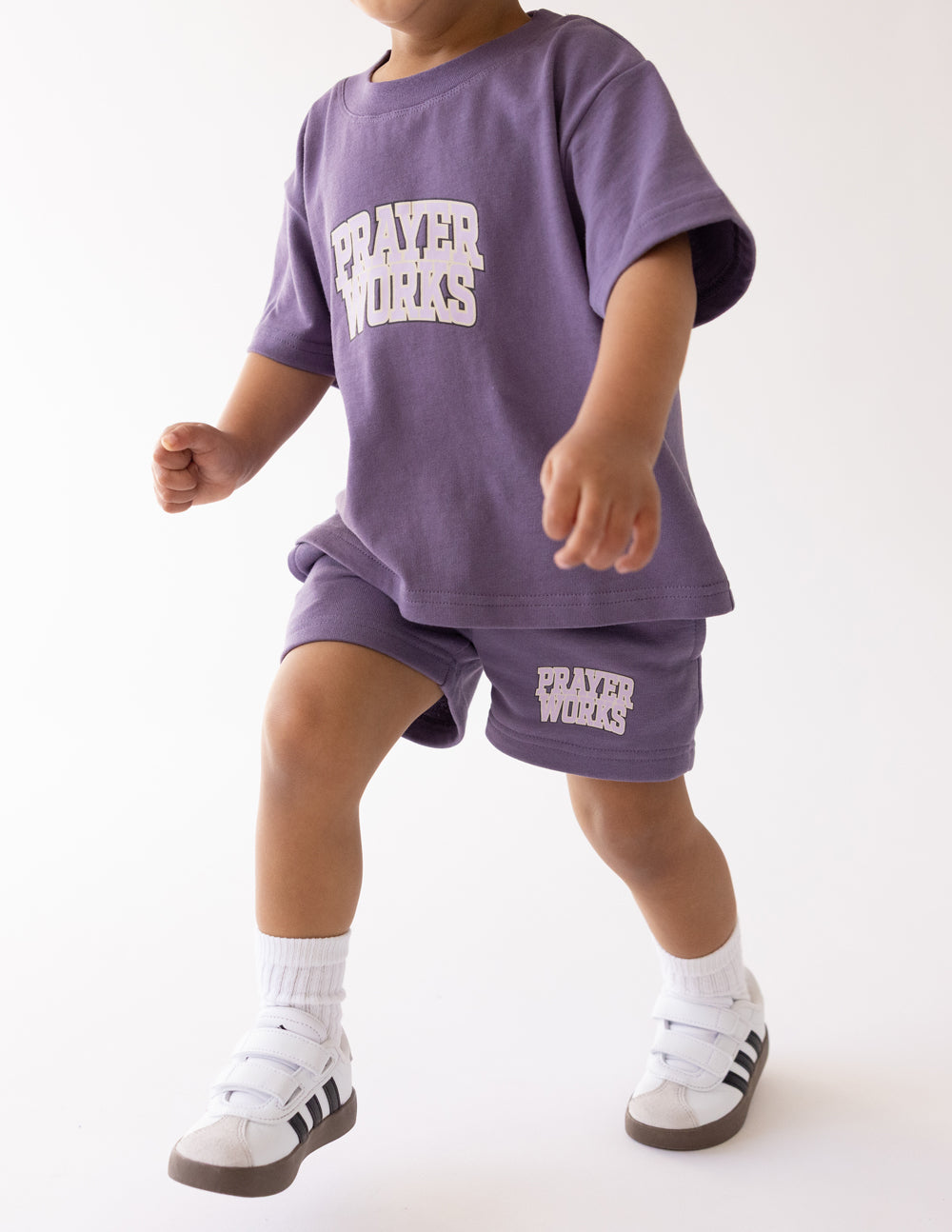 Elevated Faith Prayer Works Kids Tee