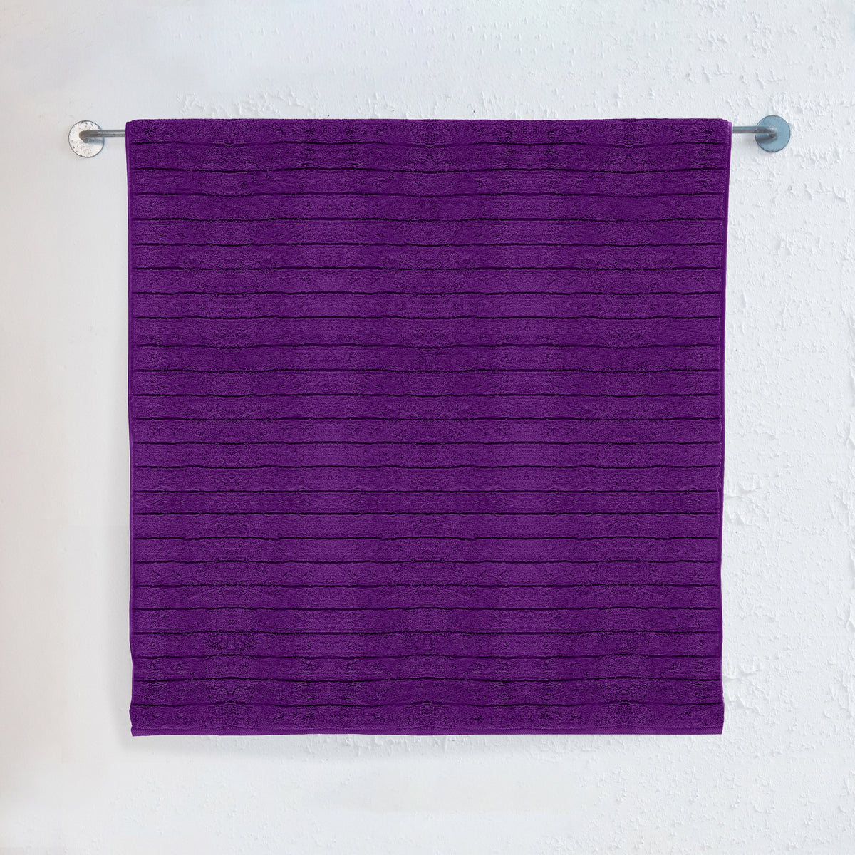 Elegant Comfort 1-Piece Premium Turkish Cotton Corduroy Stripe Jumbo Towel, 35x 70 inch