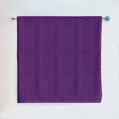 Elegant Comfort 1-Piece Premium Turkish Cotton Braided Jumbo Towel, 35x 70 inch