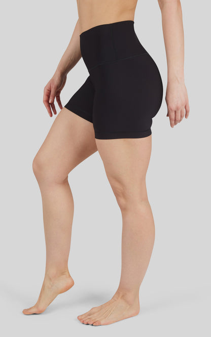 90 Degree by Reflex 2 PK 5" Ribbed Elastic Free Waisband Short