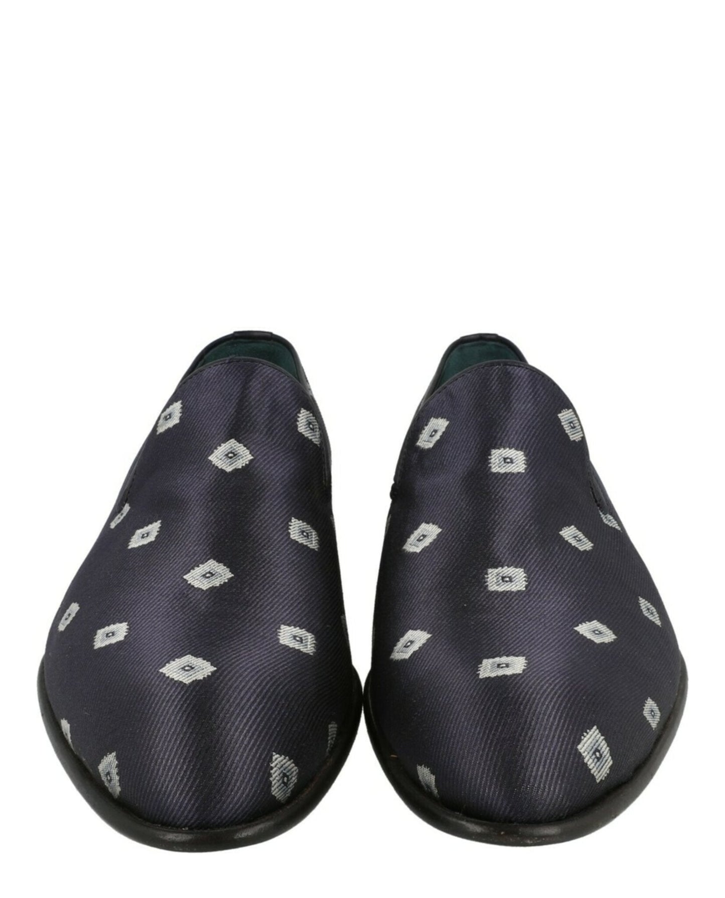 Brioni Geo Print Evening Loafers