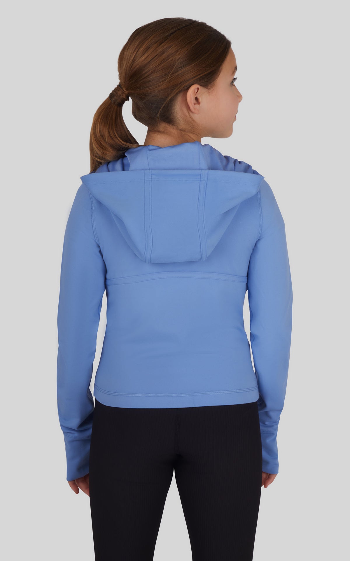 90 Degree by Reflex Girls Lux Full Zip Hooded Jacket