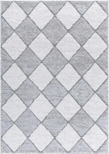 Aideen Gray Shag Area Rug