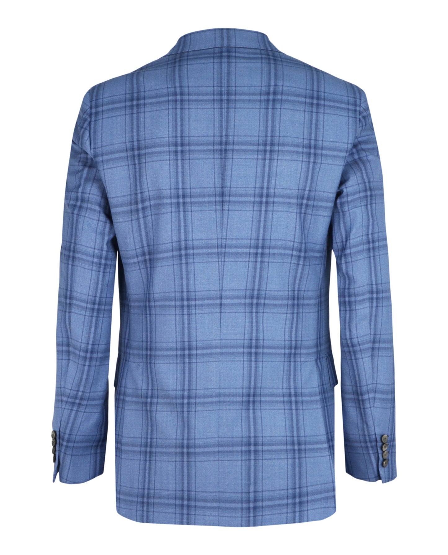 Brioni Wool Plaid Single-Breasted Blazer