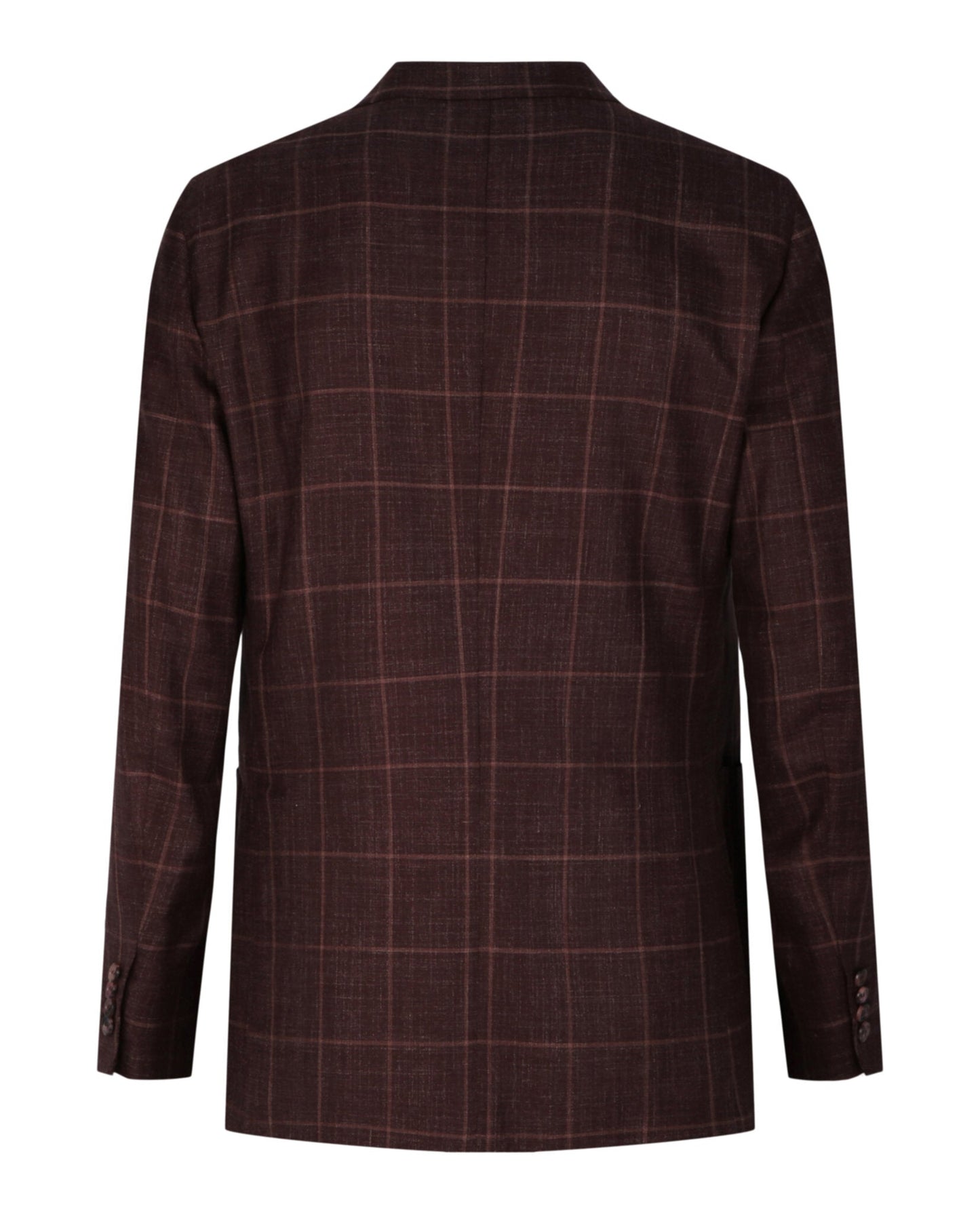 Brioni Plaid Double-Breasted Blazer