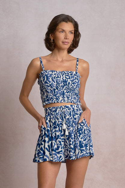 Cori Top Blue Coraline