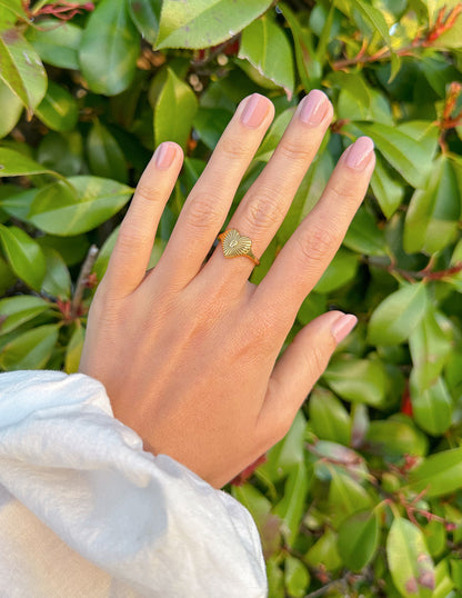 Elevated Faith Radiant Heart Ring