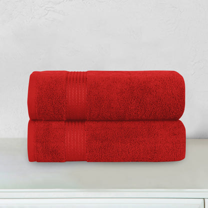 Elegant Comfort 2 Pack Premium Turkish Cotton Bath Towel Set, 27 x 54 inch