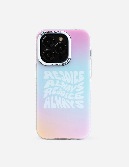 Elevated Faith Rejoice Always Phone Case