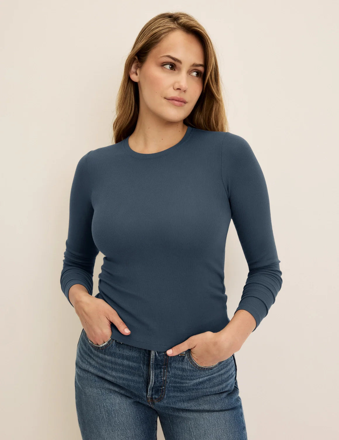 Modal Rib Long Sleeve