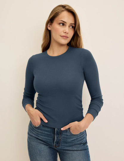 Modal Rib Long Sleeve