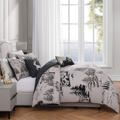 Bebejan Rocky Mountains 5 Piece Reversible Comforter Set