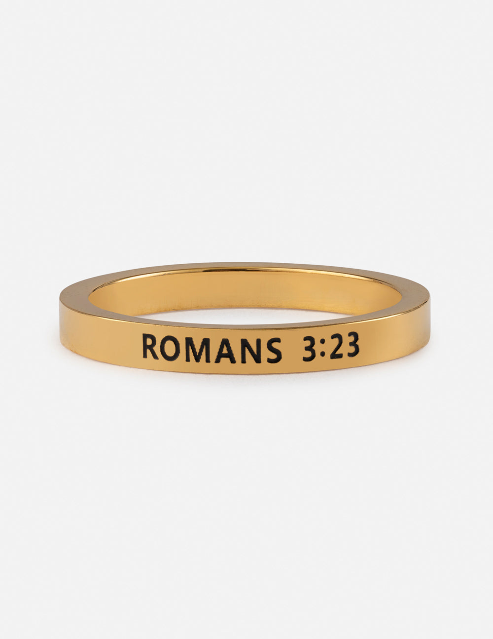 Elevated Faith Romans 3:23 Ring