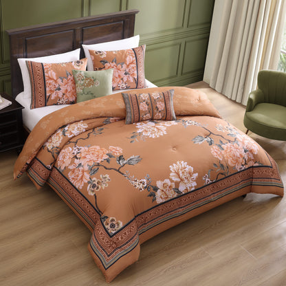 Bebejan Rossana 5 Piece Reversible Comforter Set