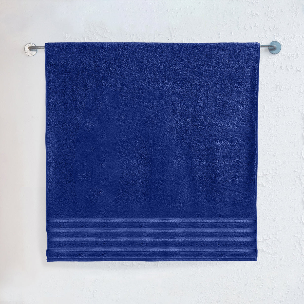 Elegant Comfort 1-Piece Premium Turkish Cotton 4 Lines Stripe Jumbo Towel, 35x 70 inch