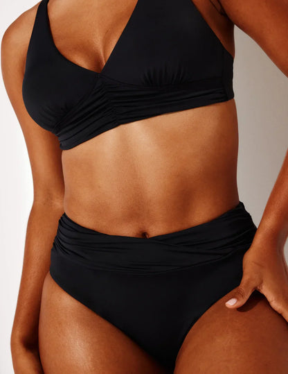 Sculpt Ruched Bikini Swim Bottom