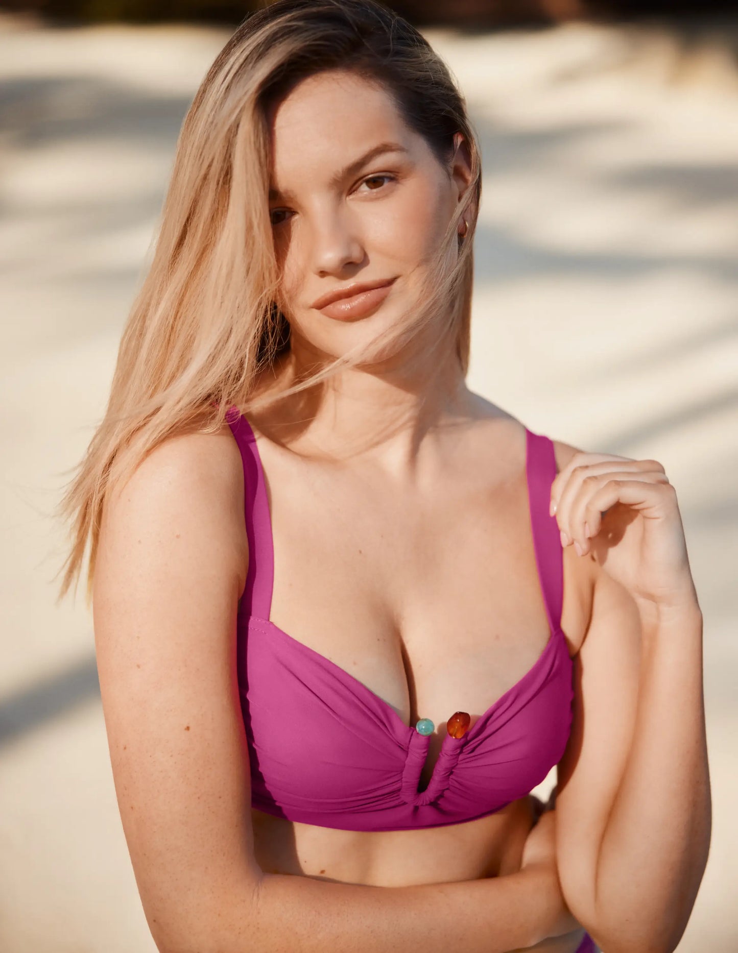 Limited-Edition Sculpt Ruched Bikini Top